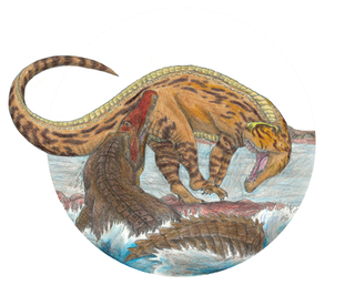 Illustration for article titled New Evidence That Aquatic And Land-Based Archosaurs Fought One Another